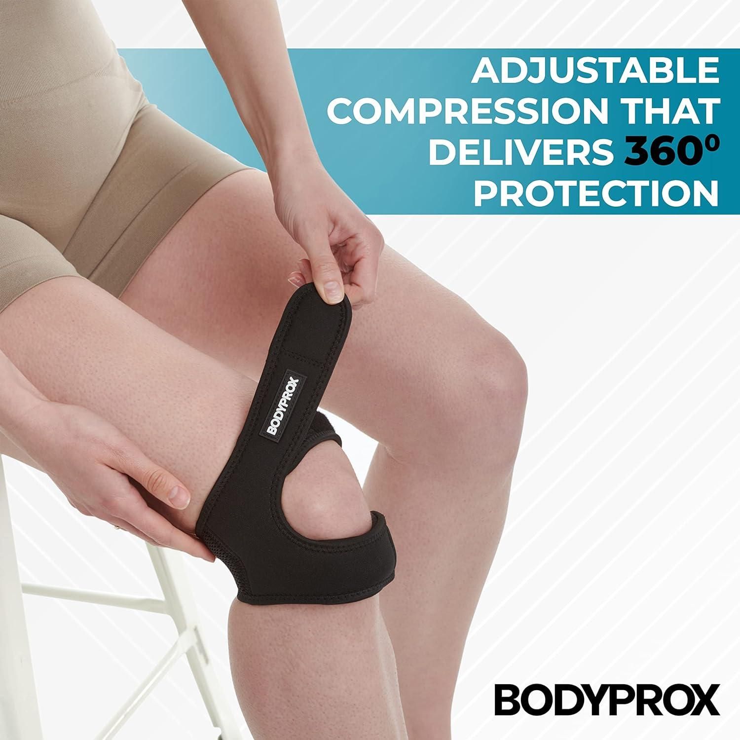 Adjustable Neoprene Knee Strap for Pain Relief & Joint Support (Pack of 2)