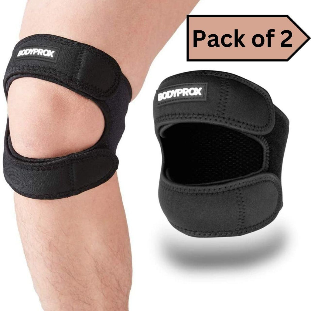 Adjustable Neoprene Knee Strap for Pain Relief & Joint Support (Pack of 2)