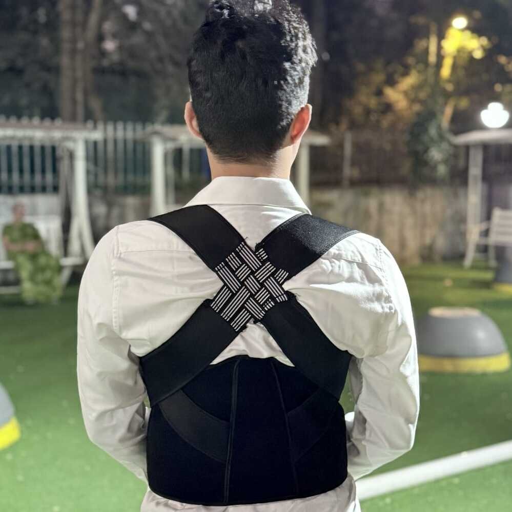 Adjustable Posture Corrector for Back Support & Pain Relief